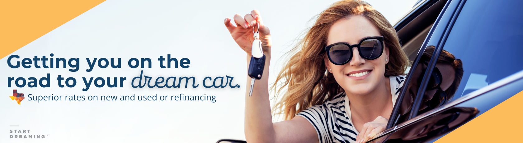 At Texan Sky, we offer competitive rates on new and used vehicles, as well as refinancing options. Call today to talk to a loan specialist! 